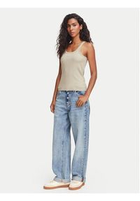BOSS Top C_Epetite 50554664 Zielony jasny Slim Fit. Kolor: zielony. Materiał: bawełna #2