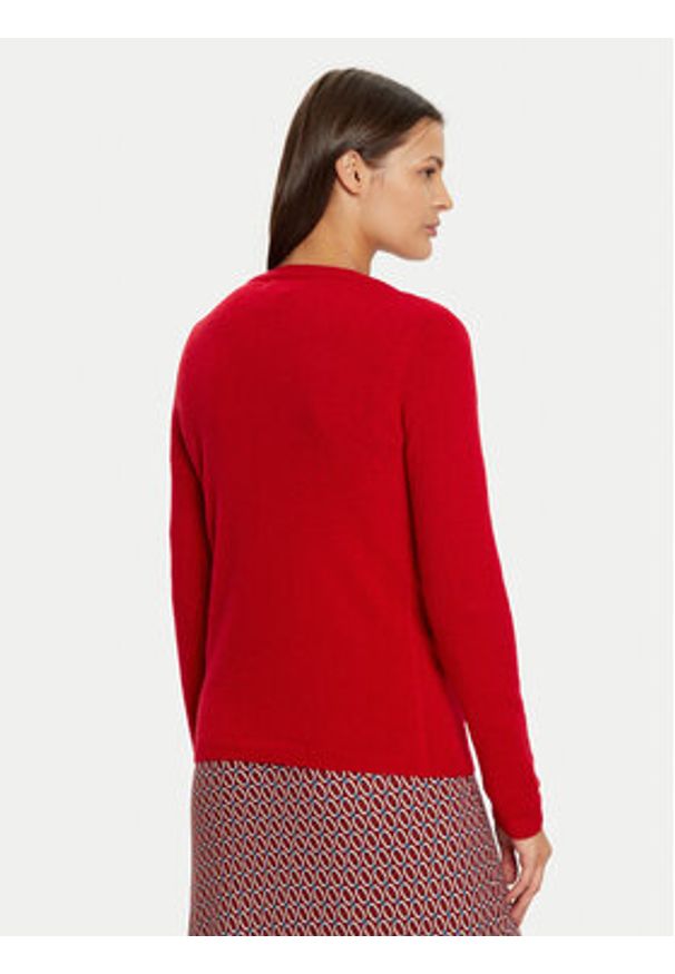 Tatuum Sweter Lemon T2422.095B Czerwony Regular Fit. Kolor: czerwony. Materiał: kaszmir
