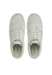 Guess Sneakersy Ancie FLPANC LAC12 Biały. Kolor: biały. Materiał: skóra
