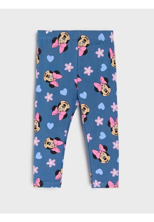 Sinsay - Legginsy z bawełną Minnie Mouse - Inny. Materiał: bawełna. Wzór: motyw z bajki