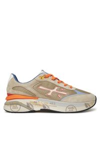 Premiata Sneakersy MOERUN VAR 7301 Beżowy. Kolor: beżowy. Materiał: skóra