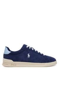 Polo Ralph Lauren Sneakersy Heritage Court II 809960930003 Granatowy. Kolor: niebieski. Materiał: skóra, zamsz