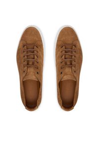 Polo Ralph Lauren Sneakersy Jr Lux Decon Sk 809P07624001 Brązowy. Kolor: brązowy. Materiał: skóra, zamsz #2