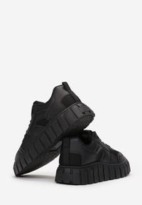 Renee - Czarne Sneakersy Aethirise. Kolor: czarny. Materiał: materiał. Szerokość cholewki: normalna #2