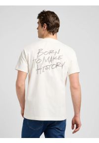 Lee - MESKA KOSZULKA LEE RELAXED GRAPHIC TEE ECRU 112370517 #3