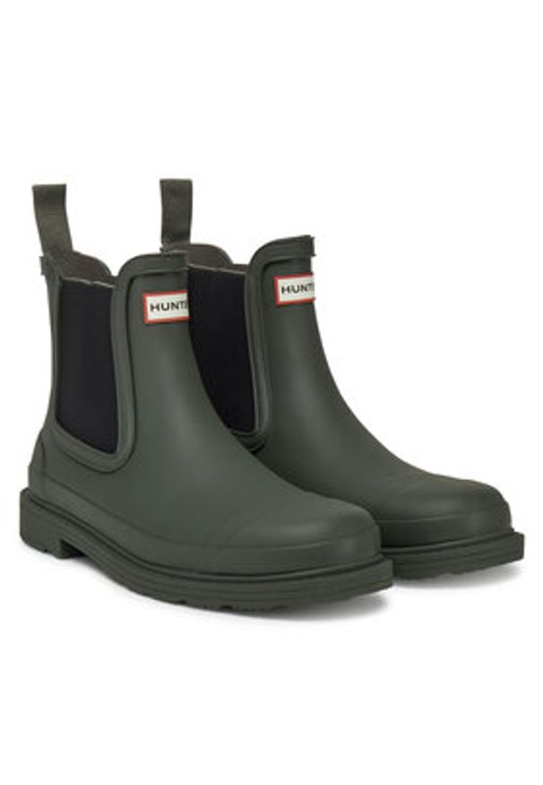 Hunter Kalosze WFS1018RMA Khaki. Kolor: brązowy. Materiał: kauczuk