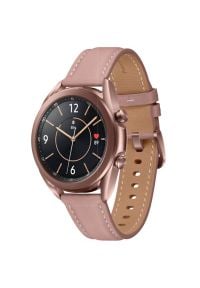 Smartwatch SAMSUNG Galaxy Watch 3 SM-R855F 41mm LTE Miedziany. Rodzaj zegarka: smartwatch. Kolor: brązowy. Materiał: skóra. Styl: elegancki #4