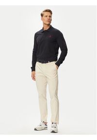 Beverly Hills Polo Club Polo P-SS26M-P424125 Granatowy Regular Fit. Typ kołnierza: polo. Kolor: niebieski. Materiał: bawełna #4