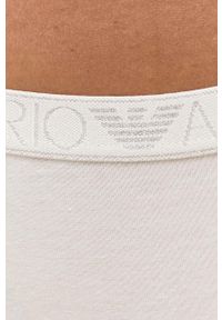 Emporio Armani Underwear stringi 2-pack kolor beżowy. Kolor: beżowy. Materiał: materiał #2
