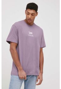 Lee - LEE LOGO LOOSE TEE WASHED PURPLE L69NFQTZ 112144375