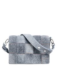 Desigual Torebka Yoko 25SAXP47 Szary. Kolor: szary. Materiał: skórzane