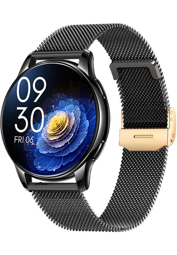 Smartwatch damski Rubicon -Asturia- - AMOLED rozmowy BT tętno SpO IP67 złoty. Rodzaj zegarka: smartwatch. Kolor: złoty