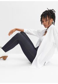 bonprix - Legginsy o wyglądzie dżinsów. Kolor: niebieski #3