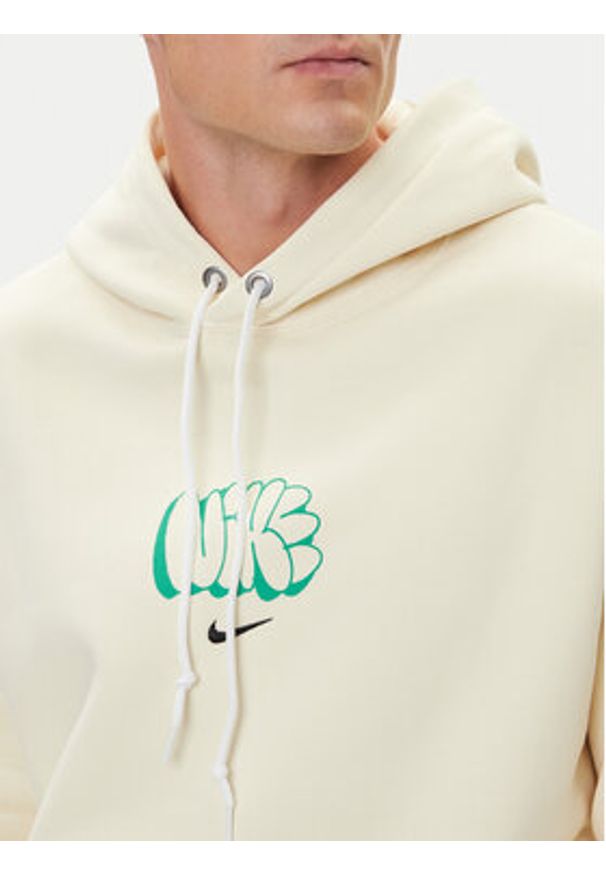 Nike Bluza Solo Swoosh HQ4181 Żółty Regular Fit. Kolor: żółty. Materiał: bawełna