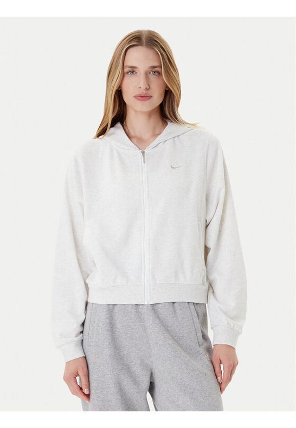 Nike Bluza Chill Terry FN2415 Szary Relaxed Fit. Kolor: szary. Materiał: bawełna