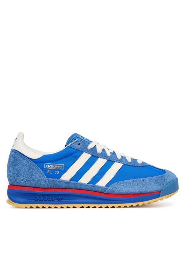 Adidas - adidas Sneakersy SL 72 RS IG2132 Niebieski. Kolor: niebieski. Materiał: skóra, zamsz