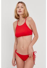 Karl Lagerfeld Strój kąpielowy KL18BT01 kolor czerwony miękka miseczka. Kolor: czerwony #1