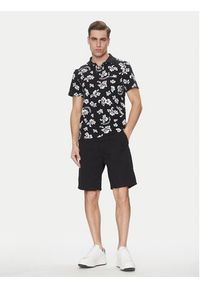 Karl Lagerfeld - KARL LAGERFELD Polo A2M46036 Czarny Regular Fit. Typ kołnierza: polo. Kolor: czarny. Materiał: bawełna #5