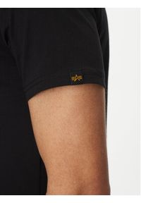 Alpha Industries T-Shirt Camo Puff 146506 Czarny Regular Fit. Kolor: czarny. Materiał: bawełna #4