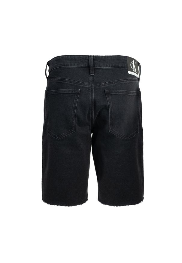 Calvin Klein Szorty | J30J315797 | Regular Short | Mężczyzna | Czarny. Okazja: na co dzień. Kolor: czarny. Materiał: bawełna, elastan. Wzór: aplikacja. Styl: casual