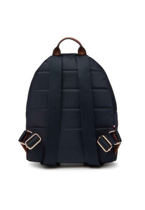 TOMMY HILFIGER - Tommy Hilfiger Plecak Popette Dome AW0AW17651 Granatowy. Kolor: niebieski. Materiał: materiał