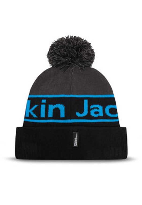 Jack Wolfskin Czapka Jack A65240 Czarny. Kolor: czarny. Materiał: akryl, materiał