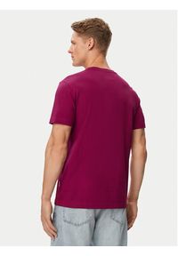 Beverly Hills Polo Club T-Shirt P-SS26M-TS41740 Bordowy Regular Fit. Typ kołnierza: polo. Kolor: czerwony. Materiał: bawełna #4
