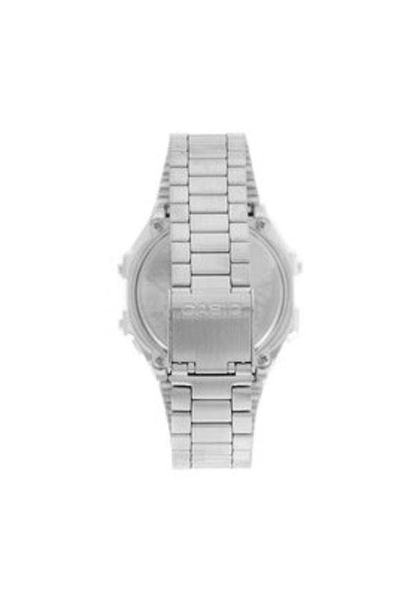 Casio Zegarek A168WA-8AYES Srebrny. Kolor: srebrny
