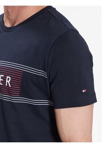 TOMMY HILFIGER - Tommy Hilfiger T-Shirt Brand Love Chest MW0MW30035 Granatowy Slim Fit. Kolor: niebieski. Materiał: bawełna #5