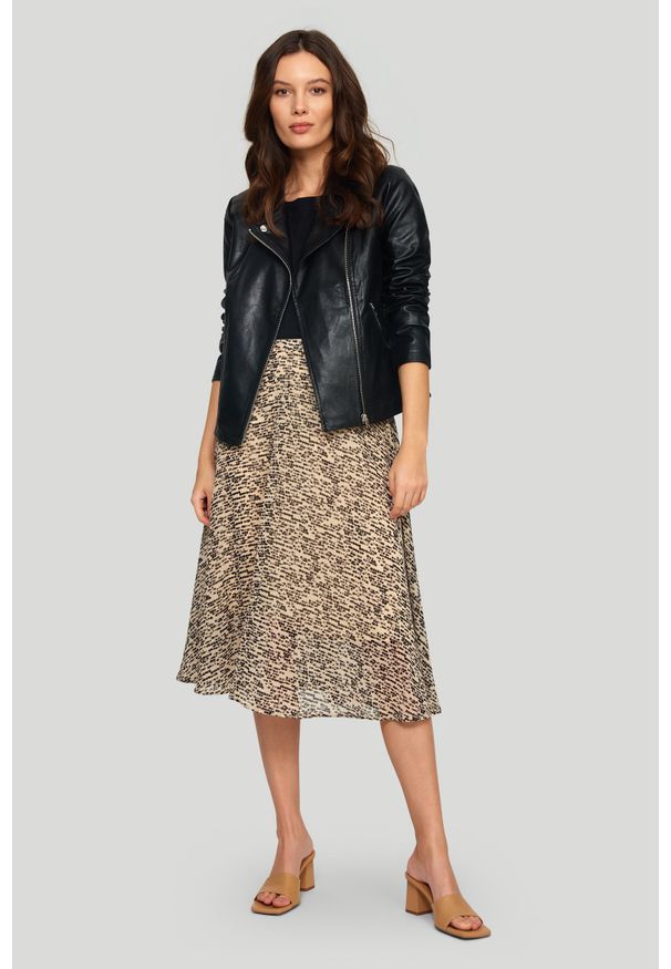 Greenpoint - Elegancka spódnica z nadrukiem. Wzór: nadruk. Styl: elegancki