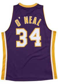 Koszulka męska koszykarska Mitchell & Ness Los Angeles Lakers NBA Lakers O`Neal. Kolor: fioletowy. Sport: piłka nożna