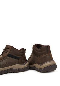 skechers - Skechers Trekkingi Santoro 205587 COC Brązowy. Kolor: brązowy. Materiał: skóra. Sport: turystyka piesza #4
