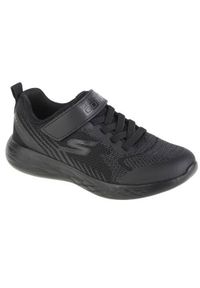 skechers - Buty do chodzenia dla dzieci Skechers GO Run 600 Baxtux. Kolor: czarny. Materiał: tkanina. Szerokość cholewki: normalna. Model: Skechers Sport. Sport: bieganie, turystyka piesza