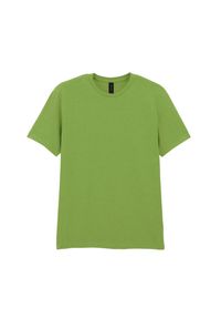 GILDAN - Bawełniana Koszulka Unisex Dla Dorosłych W Miękkim Stylu. Kolor: żółty, wielokolorowy, zielony. Materiał: bawełna