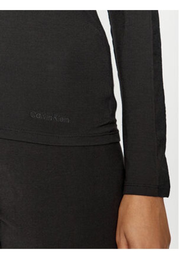 Calvin Klein Underwear Koszulka piżamowa 000QS7006E Czarny Regular Fit. Kolor: czarny