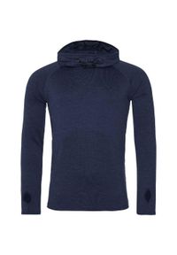 JUST COOL - Męska Bluzka Z Dekoltem. Kolor: niebieski. Sport: turystyka piesza #1