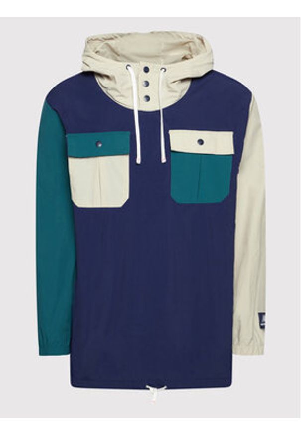 New Balance Kurtka anorak MJ13551 Granatowy Relaxed Fit. Kolor: niebieski. Materiał: syntetyk