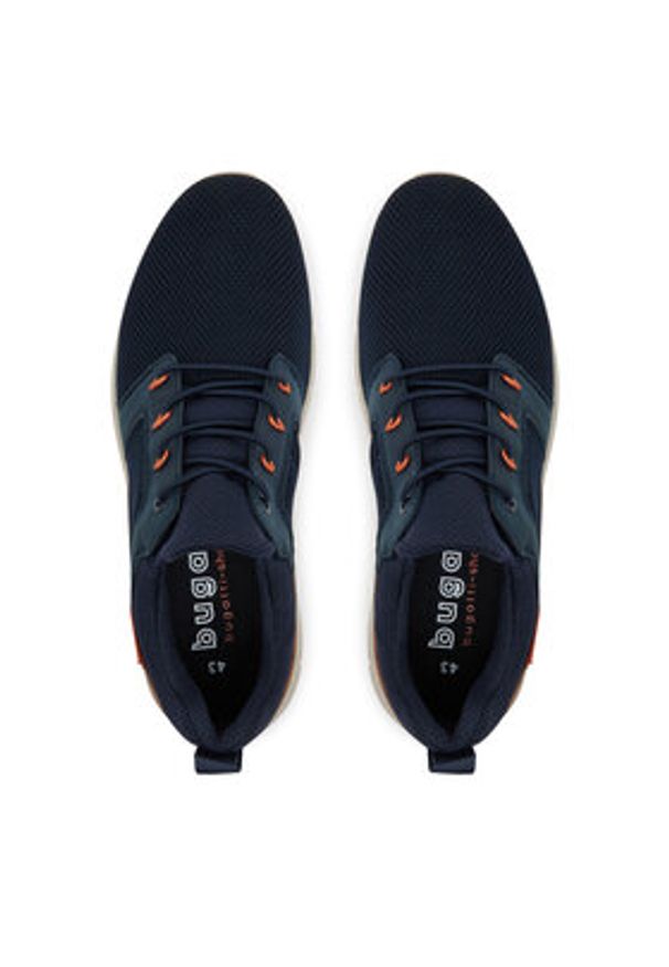 Bugatti Sneakersy 345-AFA65-6900 Granatowy. Kolor: niebieski. Materiał: materiał