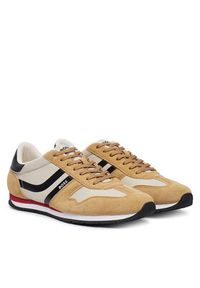 BOSS Sneakersy Levon 50562619 Beżowy. Kolor: beżowy. Materiał: skóra #5
