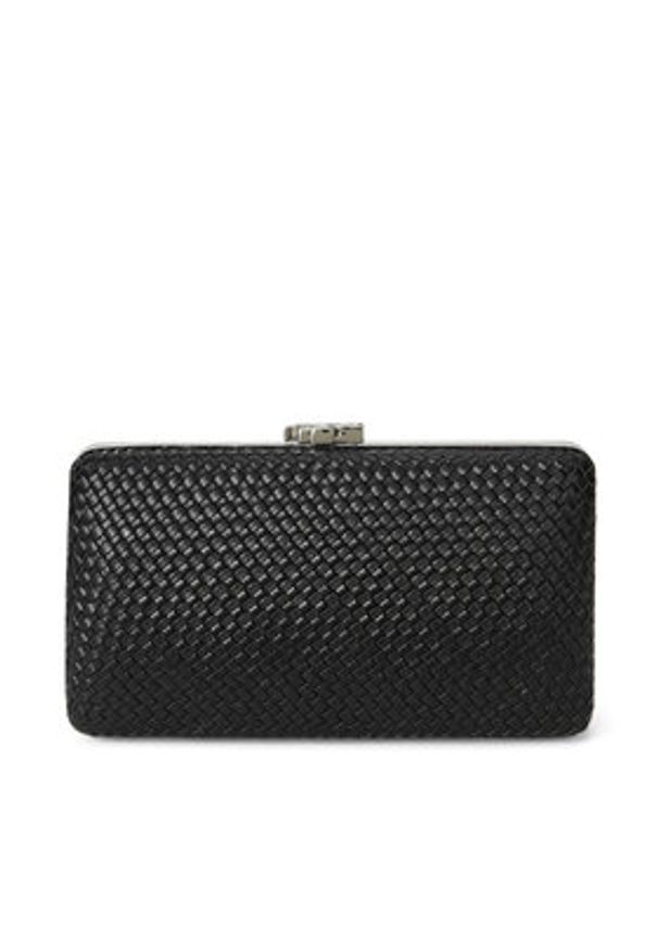 Lauren Ralph Lauren - LAUREN RALPH LAUREN Torebka 431969431001 Czarny. Kolor: czarny. Materiał: skórzane