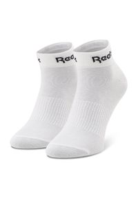 Zestaw 3 par niskich skarpet unisex Reebok - Act Core Ankle Sock 3P GH8168 Mgreyh/White/Black. Kolor: biały, wielokolorowy, czarny, szary. Materiał: bawełna, poliester, elastan, materiał, nylon #7