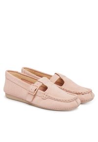 Clarks Mokasyny Freckle Tbar 26185904 Różowy. Kolor: różowy. Materiał: zamsz, skóra #3