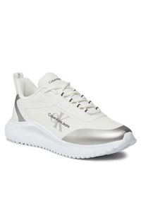 Calvin Klein Jeans Sneakersy YW0YW01442 Biały. Kolor: biały. Materiał: materiał