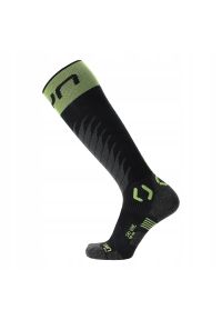 Skarpety narciarskie męskie z wełną Merino UYN Ski Merino Socks. Kolor: czarny. Materiał: wełna. Sport: narciarstwo