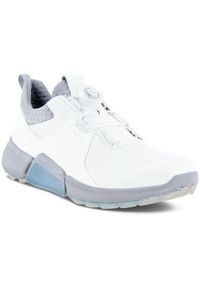ecco - Adidasy ECCO Golf Biom H4, Kobiety. Kolor: biały. Materiał: materiał, syntetyk. Sport: golf