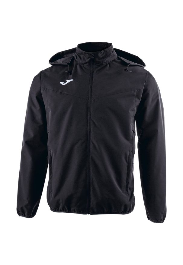 Kurtka do piłki nożnej męska Joma Bremen przeciwdeszczowa. Kolor: czarny. Sport: bieganie