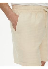 BOSS Szorty materiałowe 50540134 Écru Regular Fit. Materiał: bawełna #6