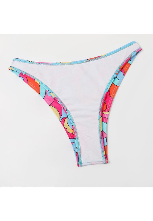 Intica - Dwuczęściowy strój kąpielowy bez ramiączek z elastycznego materiału na lato Brigitte. Kolor: pomarańczowy. Materiał: materiał