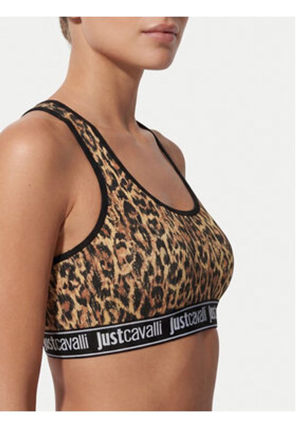 Just Cavalli Biustonosz top 80PAJU02 CJUT3 Beżowy. Kolor: beżowy. Materiał: bawełna