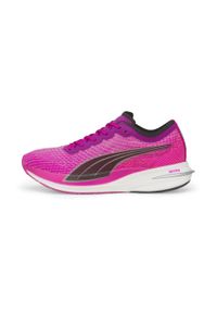 Buty damskie Puma Deviate Nitro. Okazja: na co dzień. Kolor: wielokolorowy, fioletowy, czarny. Sport: bieganie, fitness #1